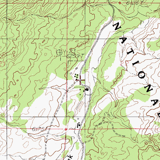 Topographic Map of Laramie Peak Fire Zone Fire Department, WY