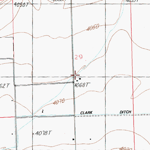 Topographic Map of Park County Fire Protection District 4, WY