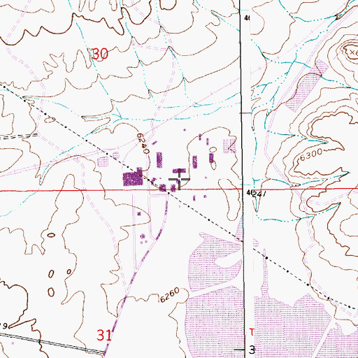 Topographic Map of Church and Dwight Response Team, WY