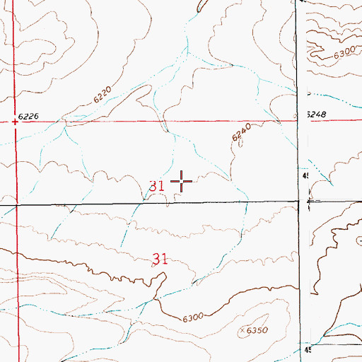 Topographic Map of Tata General Chemical Surface Rescue Team, WY