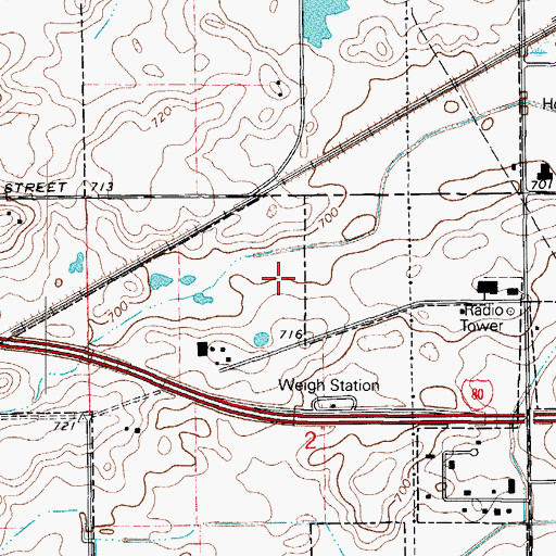 Topographic Map of AMB TRAN Group, IL