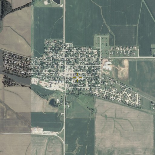 Aerial/Satellite Image of Danvers Emergency and Rescue Service, IL