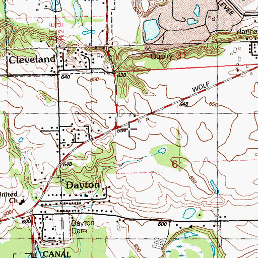Topographic Map of Quad City Helicopter Emergency Medical Service - Med Force, IL