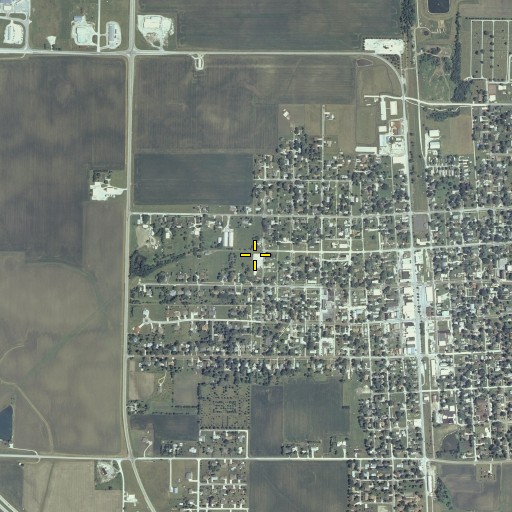 Aerial/Satellite Image of Minonk Emergency Squad, IL