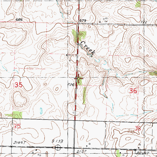 Topographic Map of Sunset Ridge Emergency Medical Services, IL