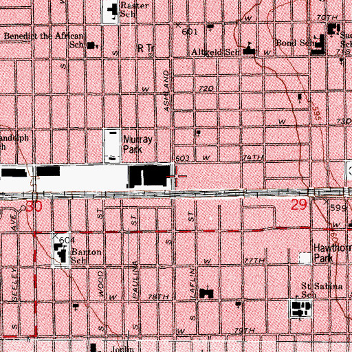 Topographic Map of ER Ambulance, IL