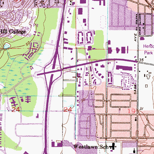 Topographic Map of Lifeguard Ambulance Service, AL