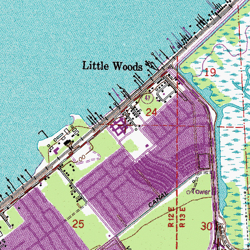 Topographic Map of Beacon Behavioral Hospital of New Orleans, LA