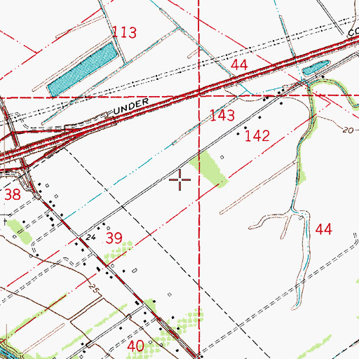 Topographic Map of Genesis Behavioral Hospital, LA