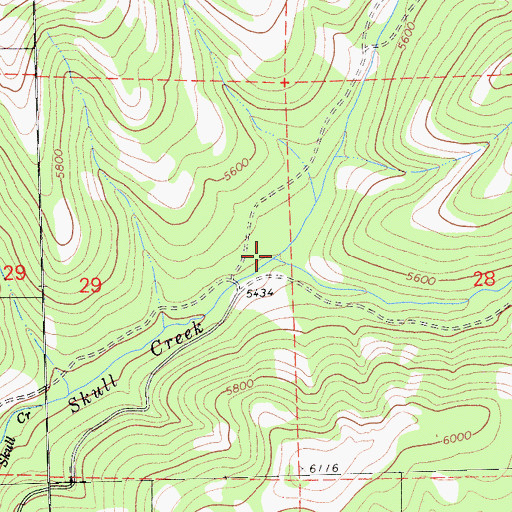 Topographic Map of South Fork, CA