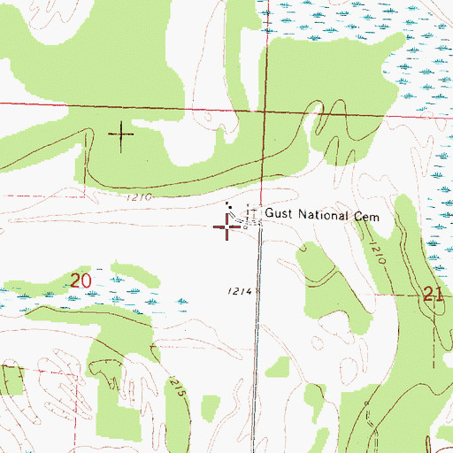 Topographic Map of Deer Ridge Dairy, MN