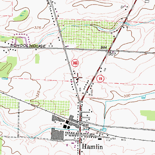 Topographic Map of Christ Chapel Wesleyan Church, NY