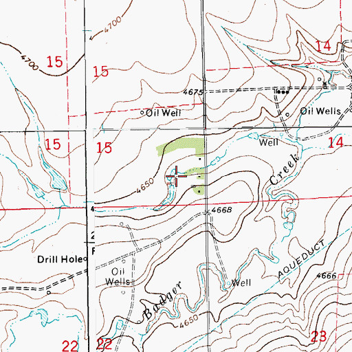 Topographic Map of Causey Farms, CO