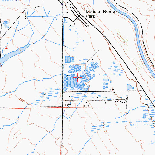 Topographic Map of Pacific Aquafarms, CA
