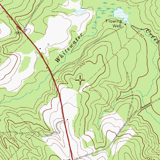 Topographic Map of Windham Greenhouses, GA