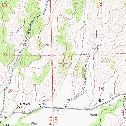 Topographic Map of Bianchi Quarry, CA
