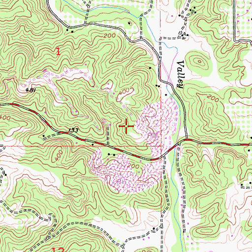 Topographic Map of Canyon Rock Quarry, CA