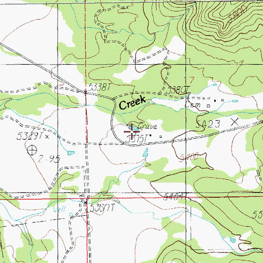Topographic Map of John Ringo Historic Site, AZ