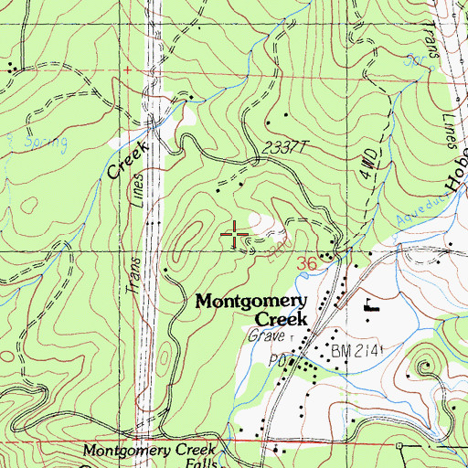 Topographic Map of Carroll Sand and Gravel Pit, CA