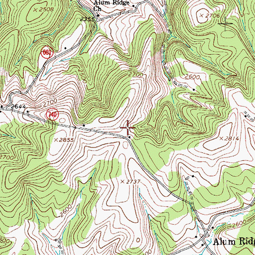 Topographic Map of Duncan Farm, VA