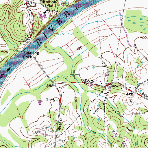 Topographic Map of Titan Field, TN