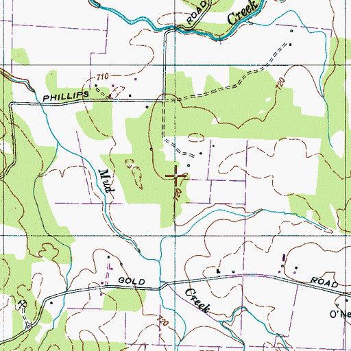 Topographic Map of Hudgin Air, TN