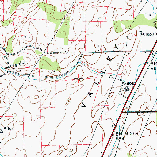 Topographic Map of West Wind Airpark, TN