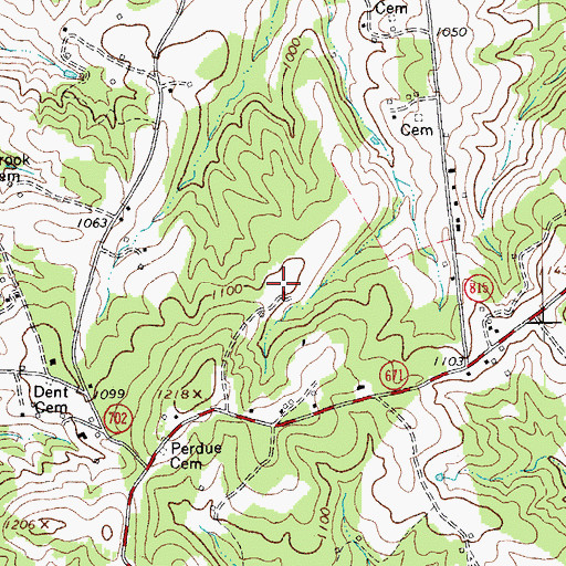 Topographic Map of Venning's Landing, VA