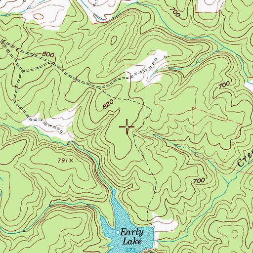 Topographic Map of Timberdoodle Airport, VA