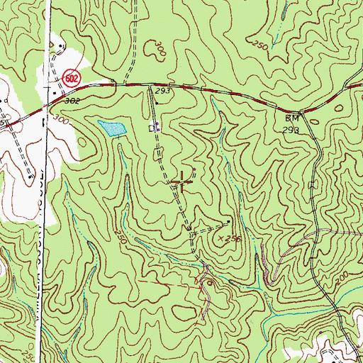 Topographic Map of Merlin Aerodrome, VA