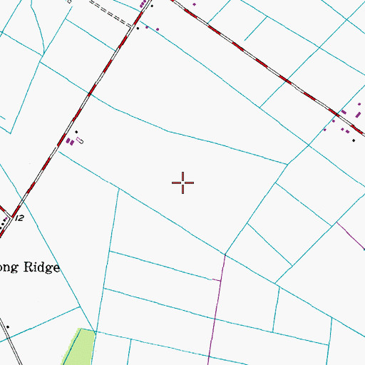 Topographic Map of Weatherly & Son Airport, VA