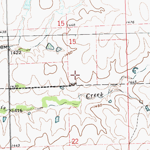 Topographic Map of Foster Field, KS