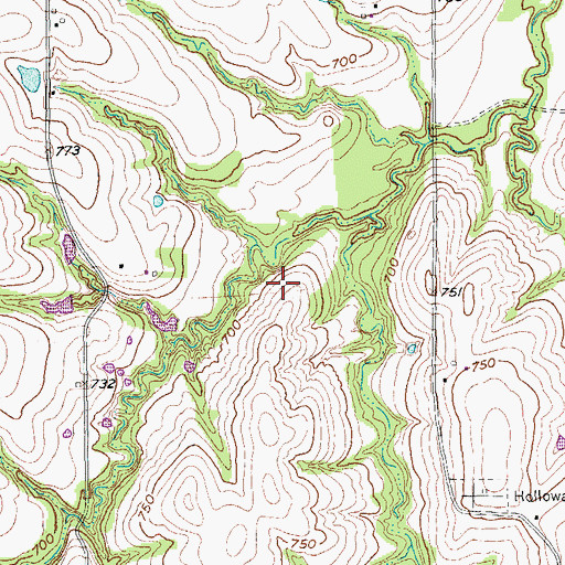 Topographic Map of Kahuna Bay Airport, TX