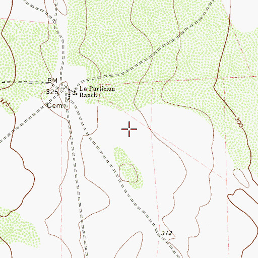 Topographic Map of San Rafael Ranch Airport, TX