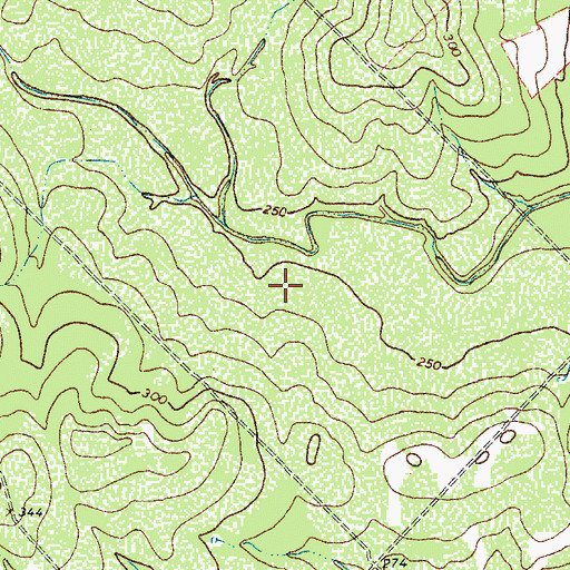 Topographic Map of Rossler Ranch Airport, TX