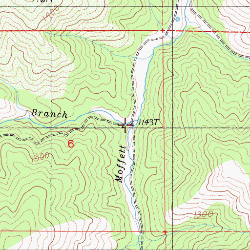 Topographic Map of Spring Branch, CA