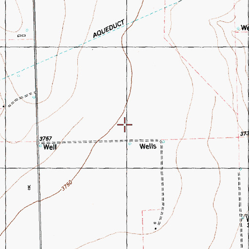 Topographic Map of Flying K Airport, TX