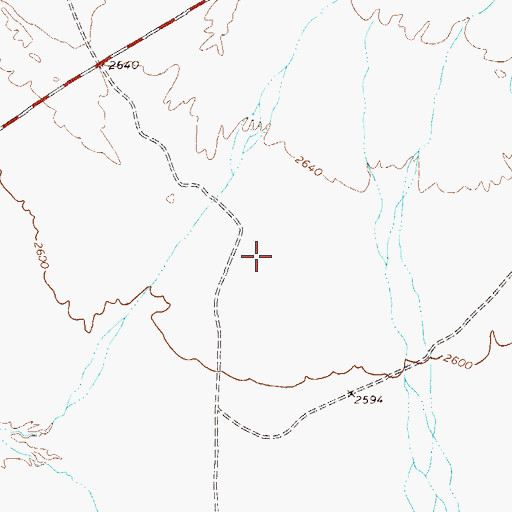 Topographic Map of Lajitas International Airport, TX