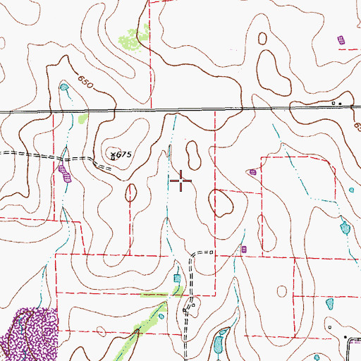 Topographic Map of Smither Field, TX