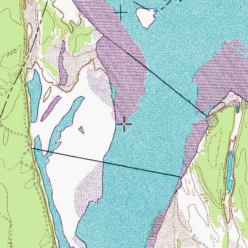 Topographic Map of Fogleman Post Light, AR
