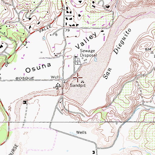 Topographic Map of Coast Sand Pit, CA