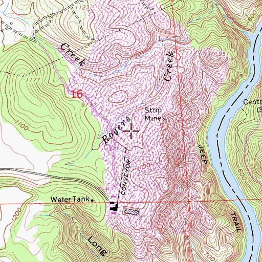 Topographic Map of Copperopolis Quarry, CA