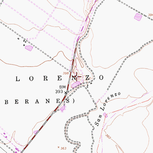 Topographic Map of Cumming Pit, CA