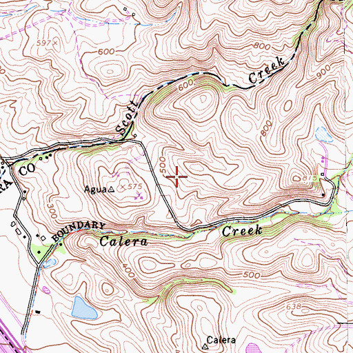 Topographic Map of Curtner Quarry, CA