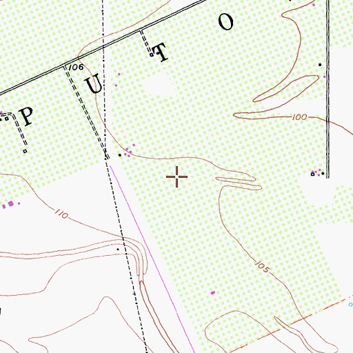 Topographic Map of Dixon Ridge Farms, CA