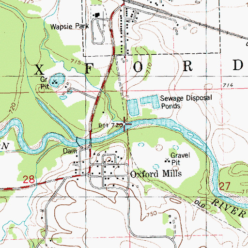 Topographic Map of Bryan Creek, IA