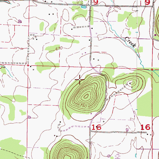 Topographic Map of Elam's Landing, AL