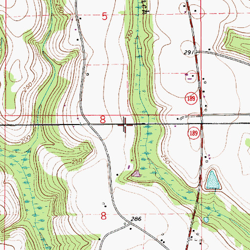 Topographic Map of Hataway Field, AL
