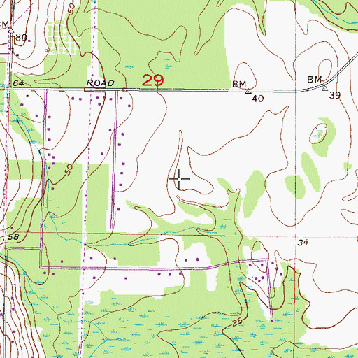 Topographic Map of Dale O Galer Aerodrome, AL