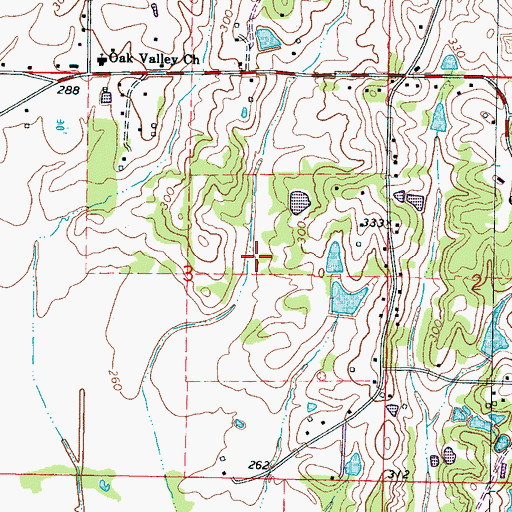Topographic Map of Spearman Field, MS